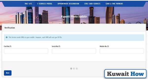 Kuwait Civil ID Photo Update for Kuwaiti