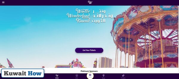 How to book Winter wonderland Kuwait tickets online