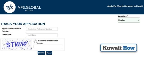 How to inquire about Germany visa application from Kuwait
